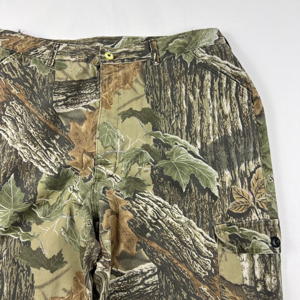Liberty Realtree Camo Cargo Pants XL Regular Green Brown Cotton Blend Excellent